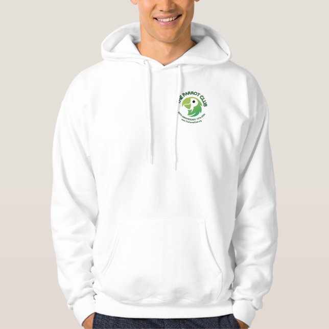 Parrot-Klubben 50-årsjubiléet Hoodie (Framsida)
