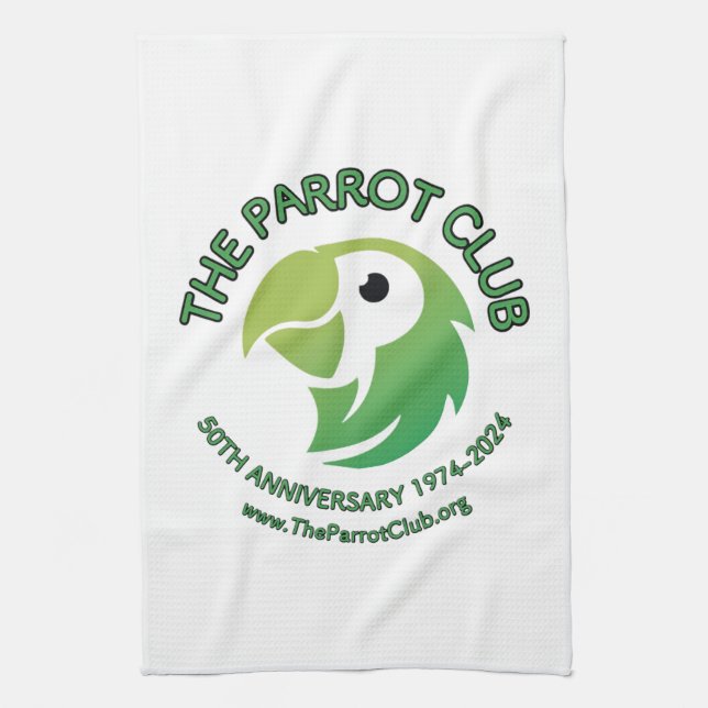 Parrot-Klubben, 50-årsjubiléet Kitchen Towel Kökshandduk (Vertikal)