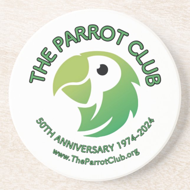 Parrot-Klubben 50-årsjubiléet Sandstone Underlägg (Framsidan)