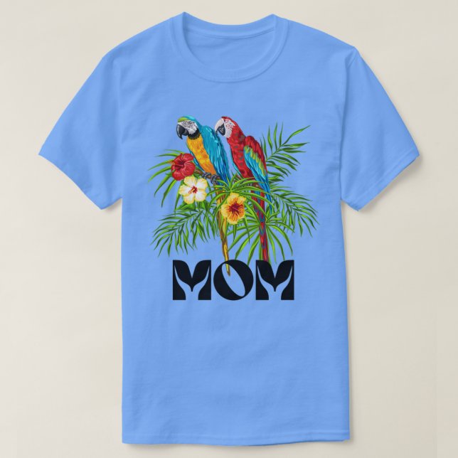 Parrot mamma Parrot Älskare Animals Älskare Bird Ä T Shirt (Design framsida)