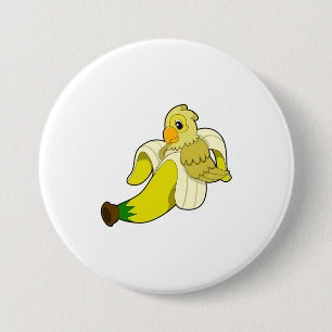Parrot med Banana Knapp