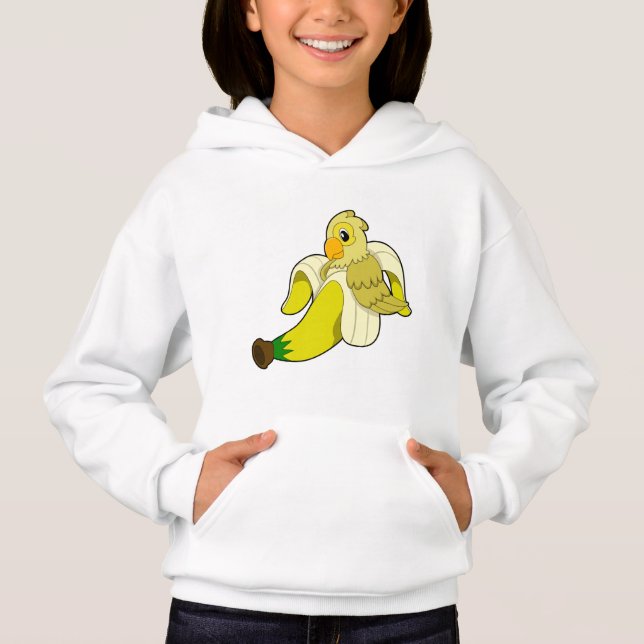 Parrot med Banana T Shirt (Framsida)