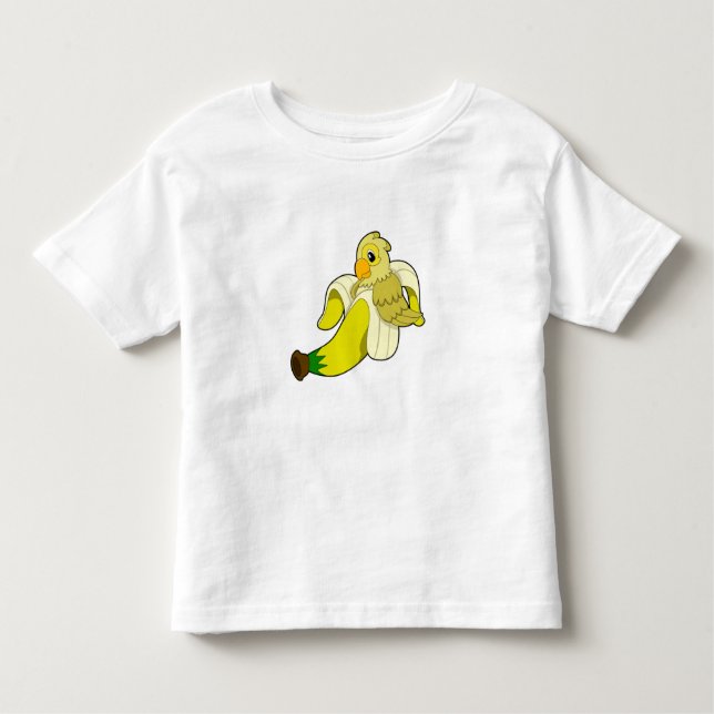 Parrot med Banana T Shirt (Framsida)