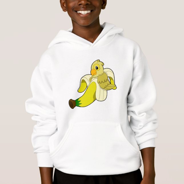 Parrot med Banana T Shirt (Framsida)