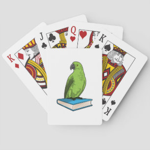 Parrot med Bok Casinokort