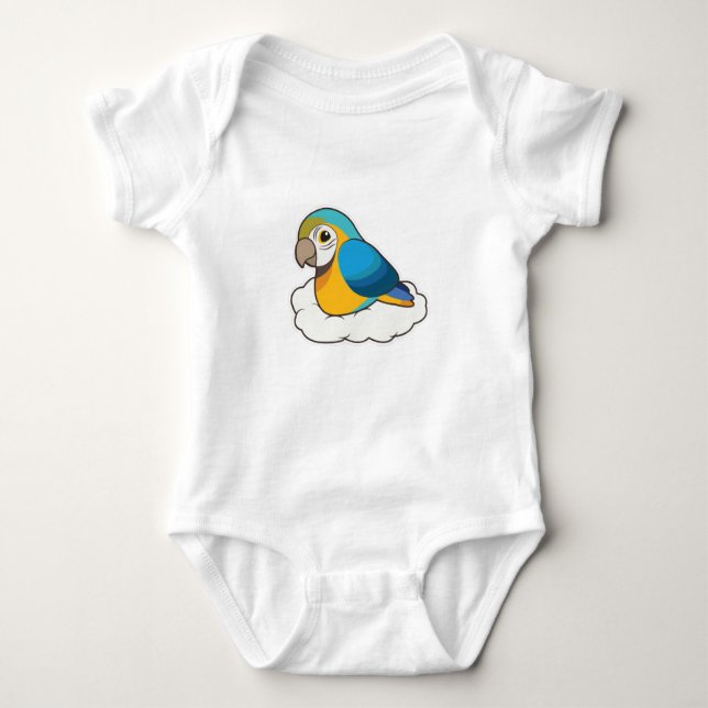Parrot med Cloud T Shirt (Framsida)