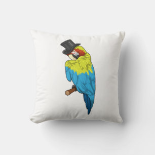 Parrot med Cylinder Kudde