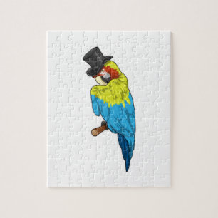 Parrot med Cylinder Pussel