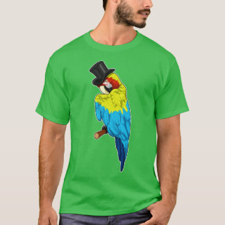 Parrot med Cylinder T Shirt