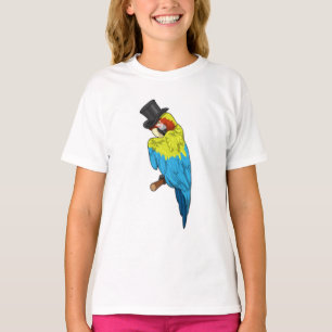 Parrot med Cylinder T Shirt