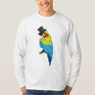 Parrot med Cylinder T Shirt