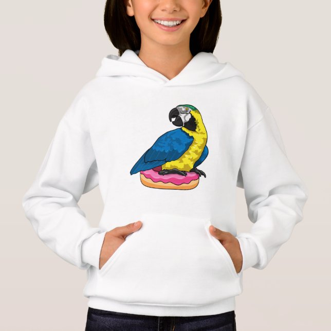Parrot med Donut T Shirt (Framsida)