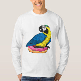 Parrot med Donut T Shirt