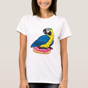 Parrot med Donut T Shirt