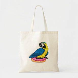 Parrot med Donut Tygkasse