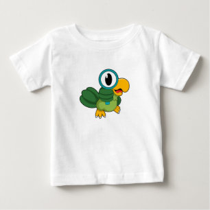Parrot med förstoringsglas t shirt