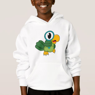 Parrot med förstoringsglas t shirt