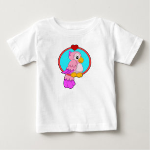 Parrot med Heart T Shirt