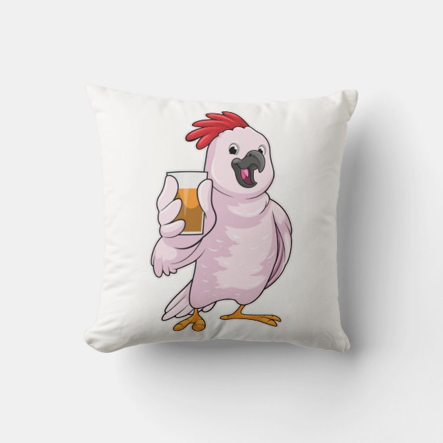 Parrot med Juice Kudde (Framsida)