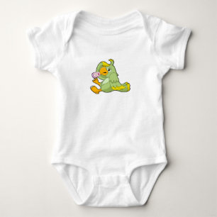 Parrot med klinisk termometer t shirt