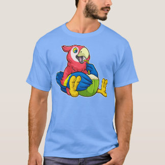 Parrot med kokokonssuckstrå t shirt