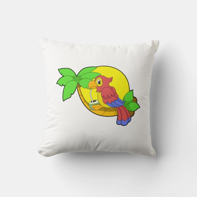 Parrot med kokonut kudde (Framsida)