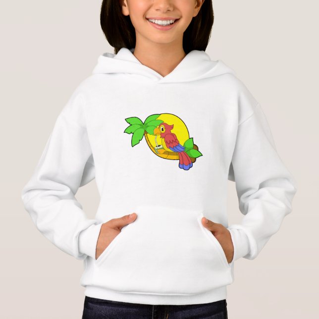 Parrot med kokonut t shirt (Framsida)
