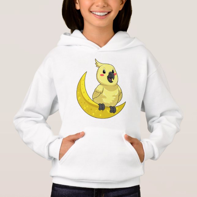 Parrot med Måne T Shirt (Framsida)