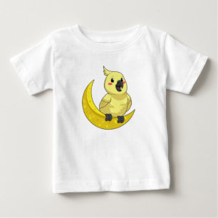 Parrot med Måne T Shirt