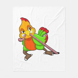Parrot med Mask Fleecefilt