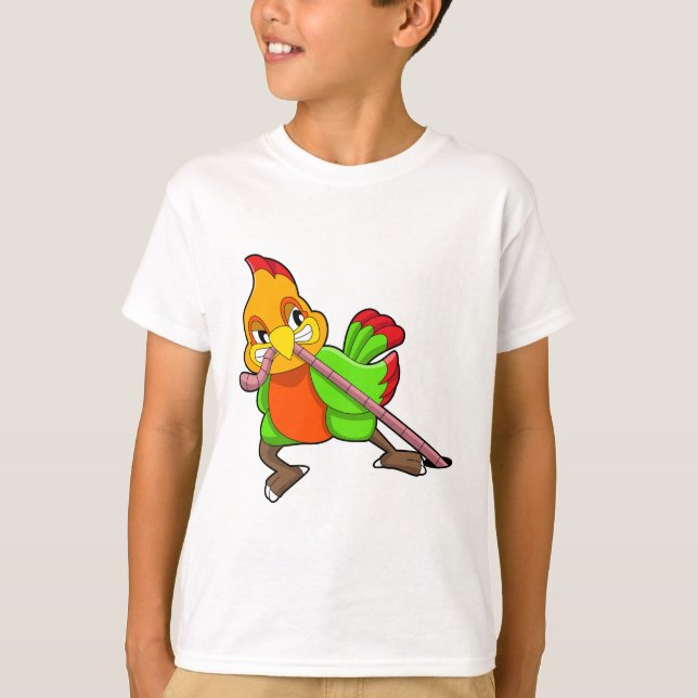 Parrot med Mask T Shirt (Framsida)