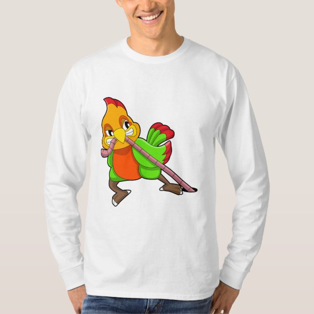 Parrot med Mask T Shirt (Framsida)