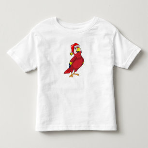 Parrot med Santa hat T Shirt