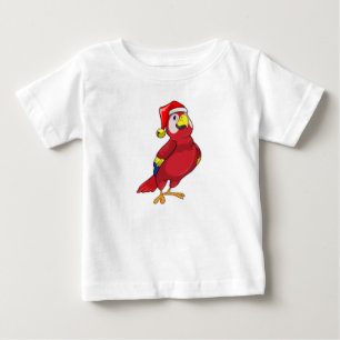 Parrot med Santa hat T Shirt