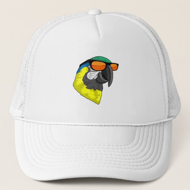 Parrot med solglasögon keps (Framsida)