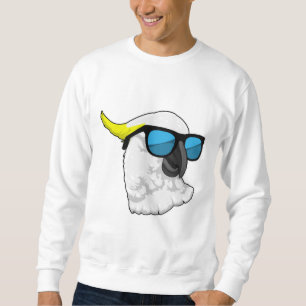 Parrot med solglasögon lång ärmad tröja