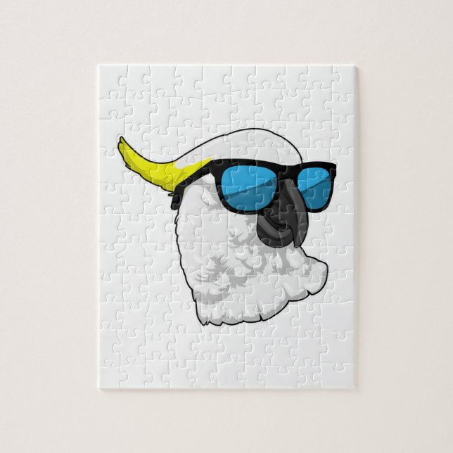 Parrot med solglasögon pussel (Vertikal)