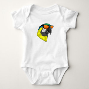 Parrot med solglasögon t shirt