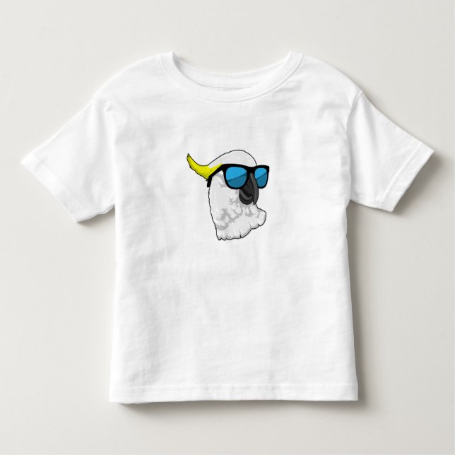 Parrot med solglasögon t shirt (Framsida)