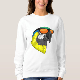 Parrot med solglasögon t shirt