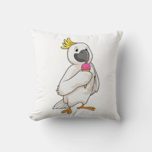 Parrot med Waffle glass Kudde