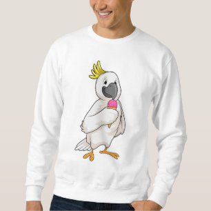 Parrot med Waffle glass Lång Ärmad Tröja