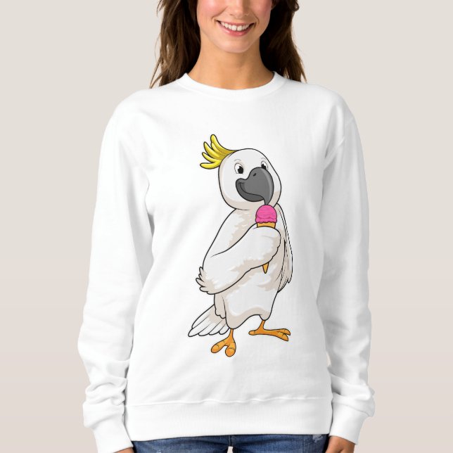 Parrot med Waffle glass T Shirt (Framsida)