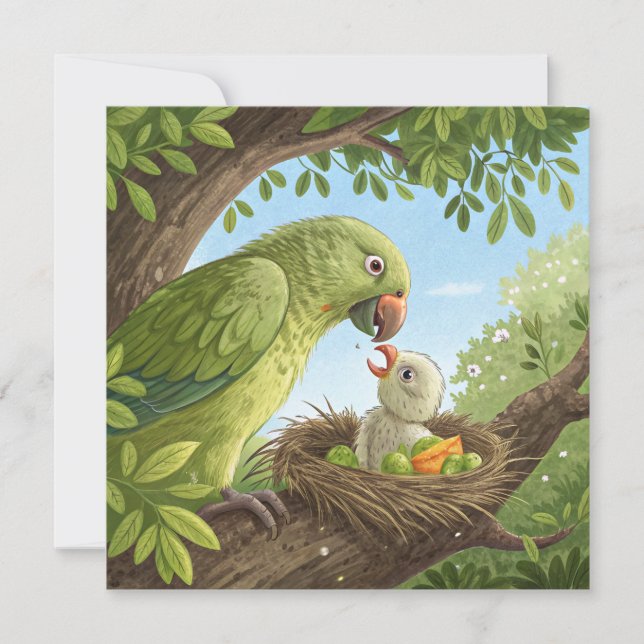 Parrot med Young (Framsida)