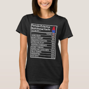 Parrot Näringsfenomen i honål (Eclectus) T Shirt