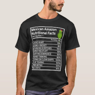 Parrot Näringsfenomen I Mexikanska Röda med Amaz T Shirt