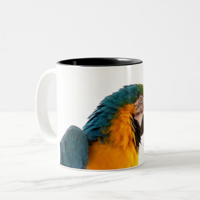 Parrot Notes Två-Tonad Mugg (Framsida vänster)