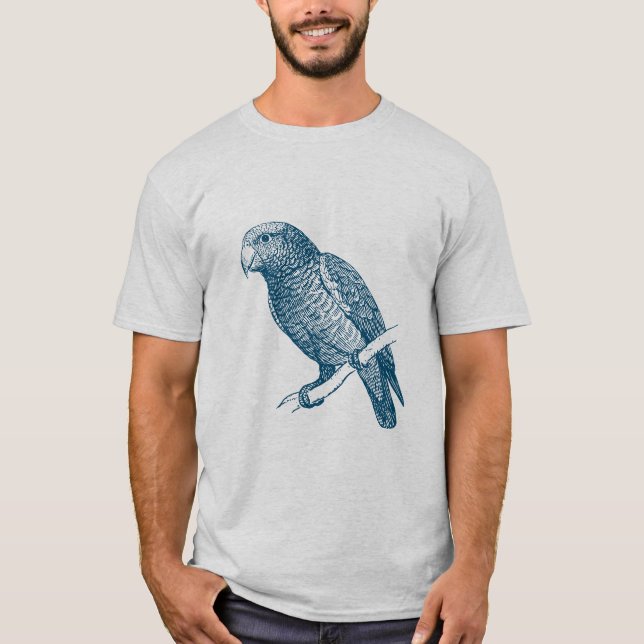 Parrot - Ocean Blue T Shirt (Framsida)