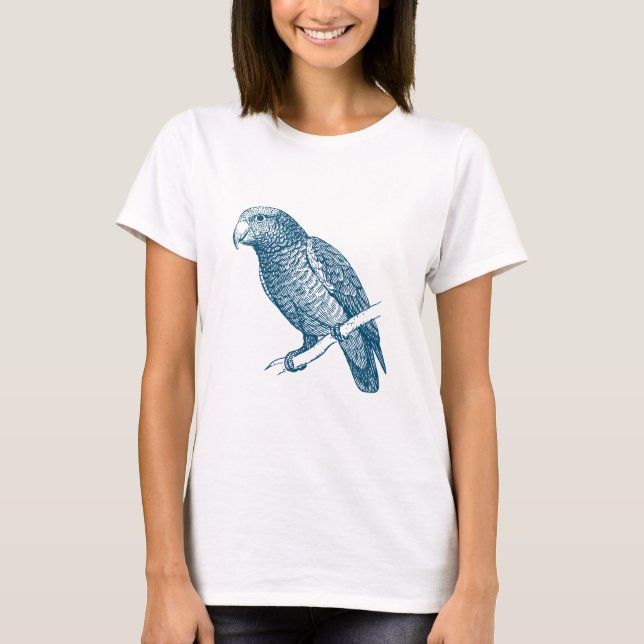 Parrot - Ocean Blue T Shirt (Framsida)