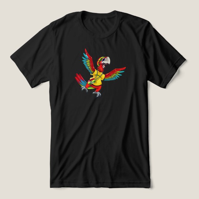 Parrot of the Jackstone Dibs story T Shirt (Design Framsida)